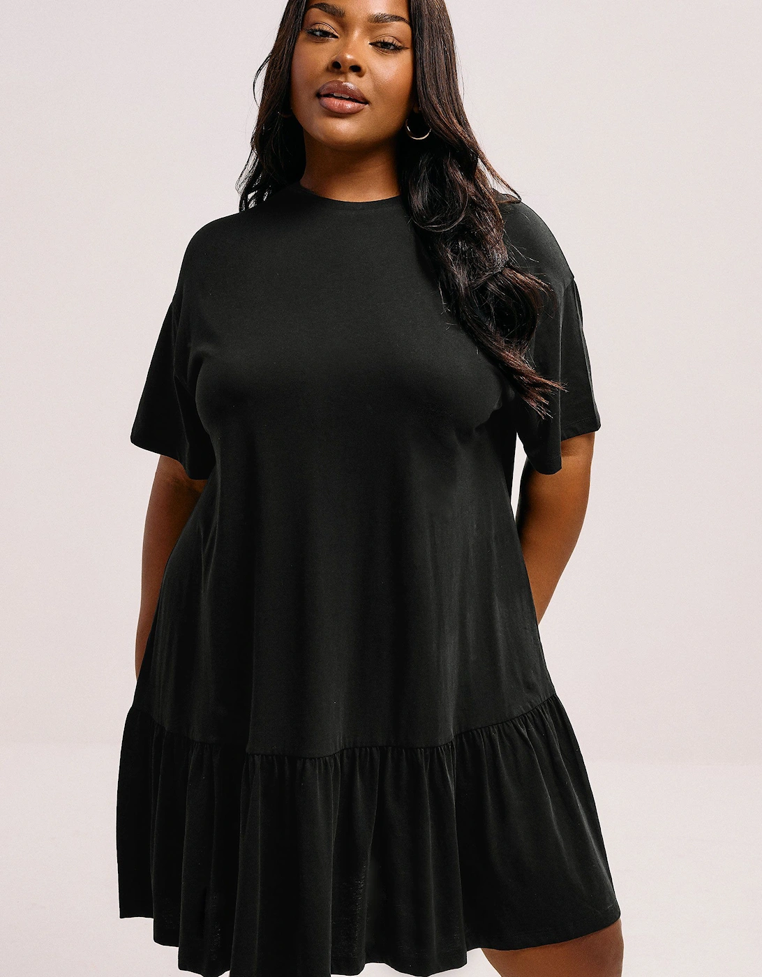 Peplum Mini Dress, 2 of 1