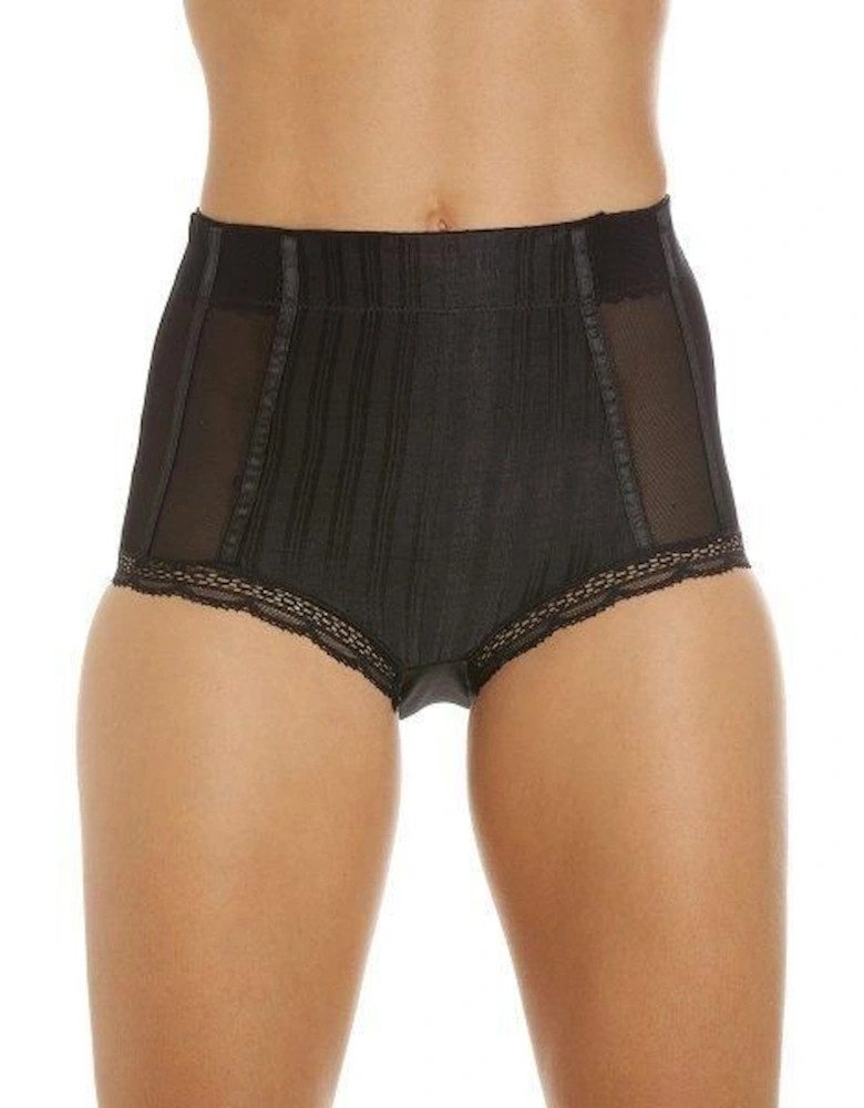Two Pack High Waisted Mesh Support Panel Control Briefs