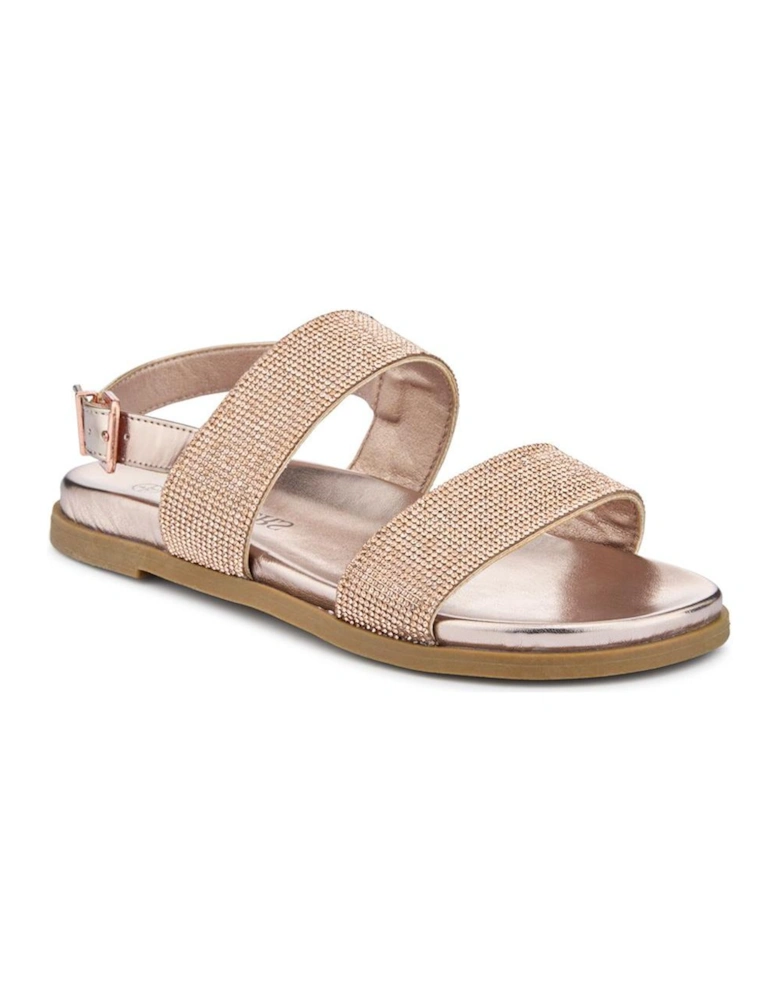 Buckled Slingback Sandals