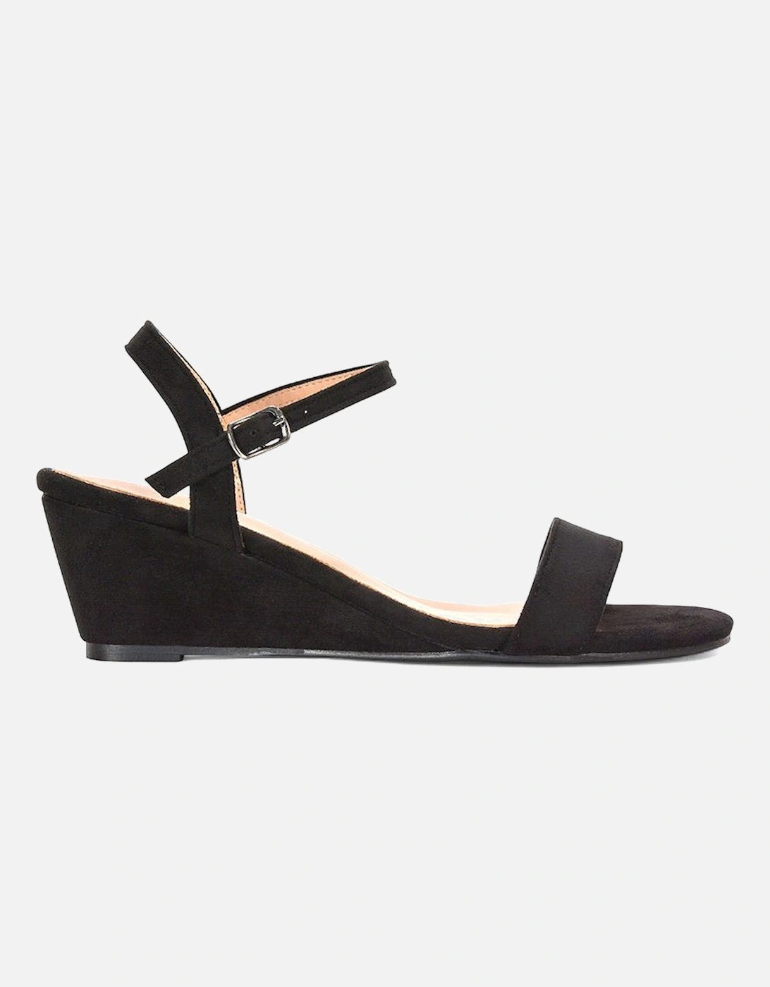 'Alissa' Open Toe Wedge Heel Sandals With Ankle Strap, 2 of 1