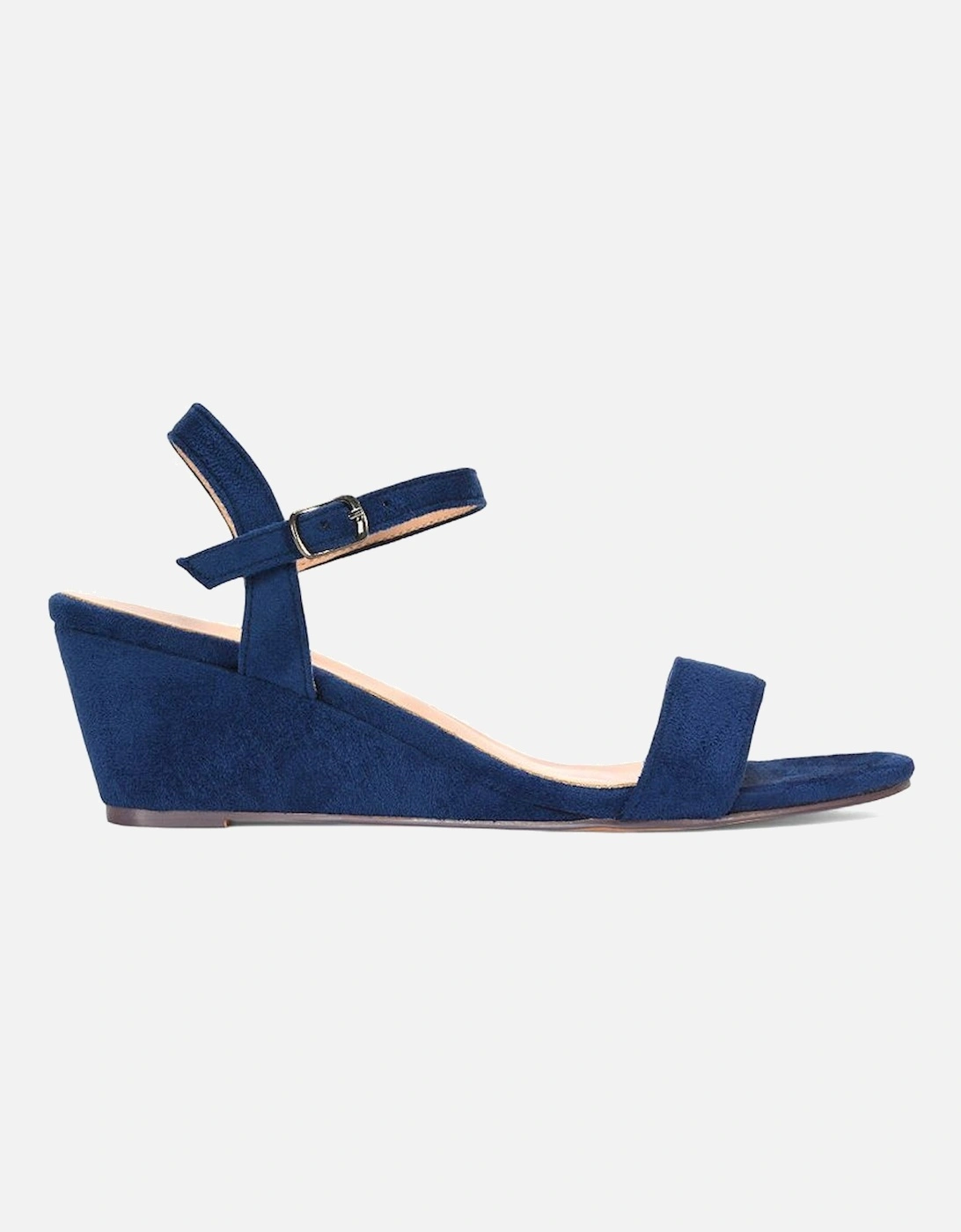 'Alissa' Open Toe Wedge Heel Sandals With Ankle Strap, 2 of 1