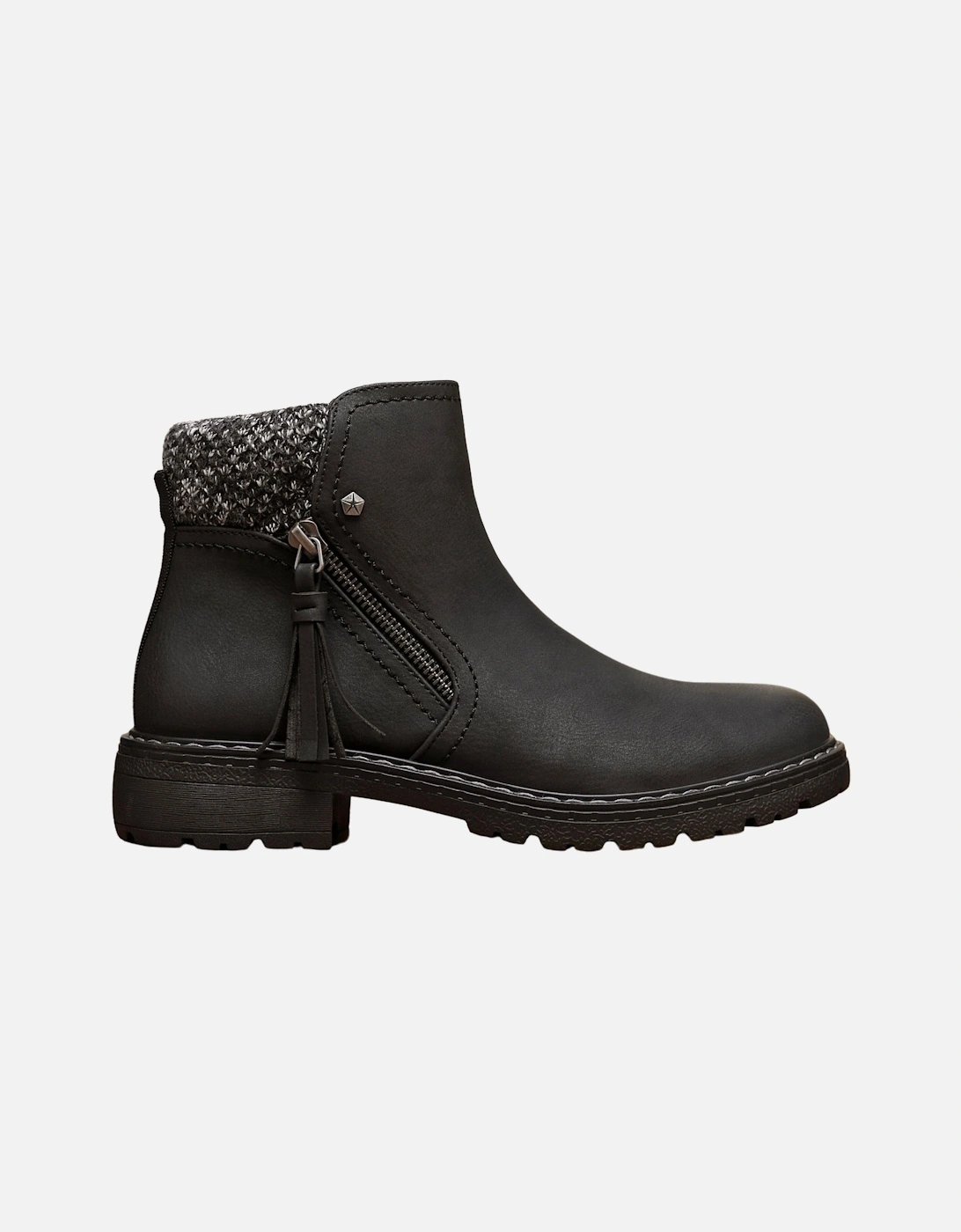 Ankle Boots–Warm Fur Lined Winter Boots With Side Zip Closure, 2 of 1