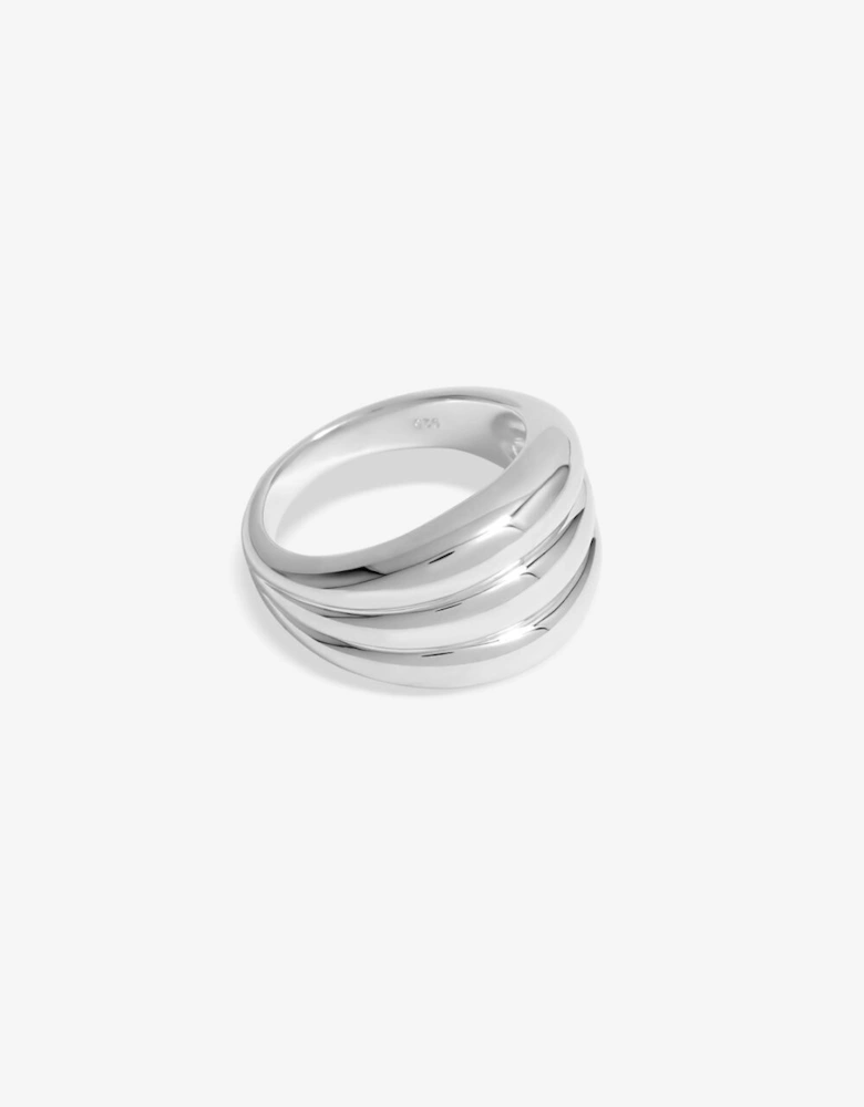 Sterling Silver 925 Chunky Polished Ring