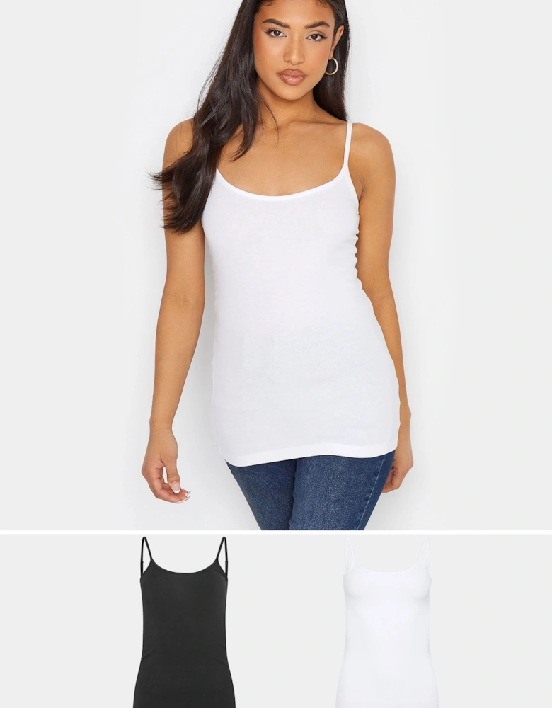 Petite 2 Pack Cami Vest Tops