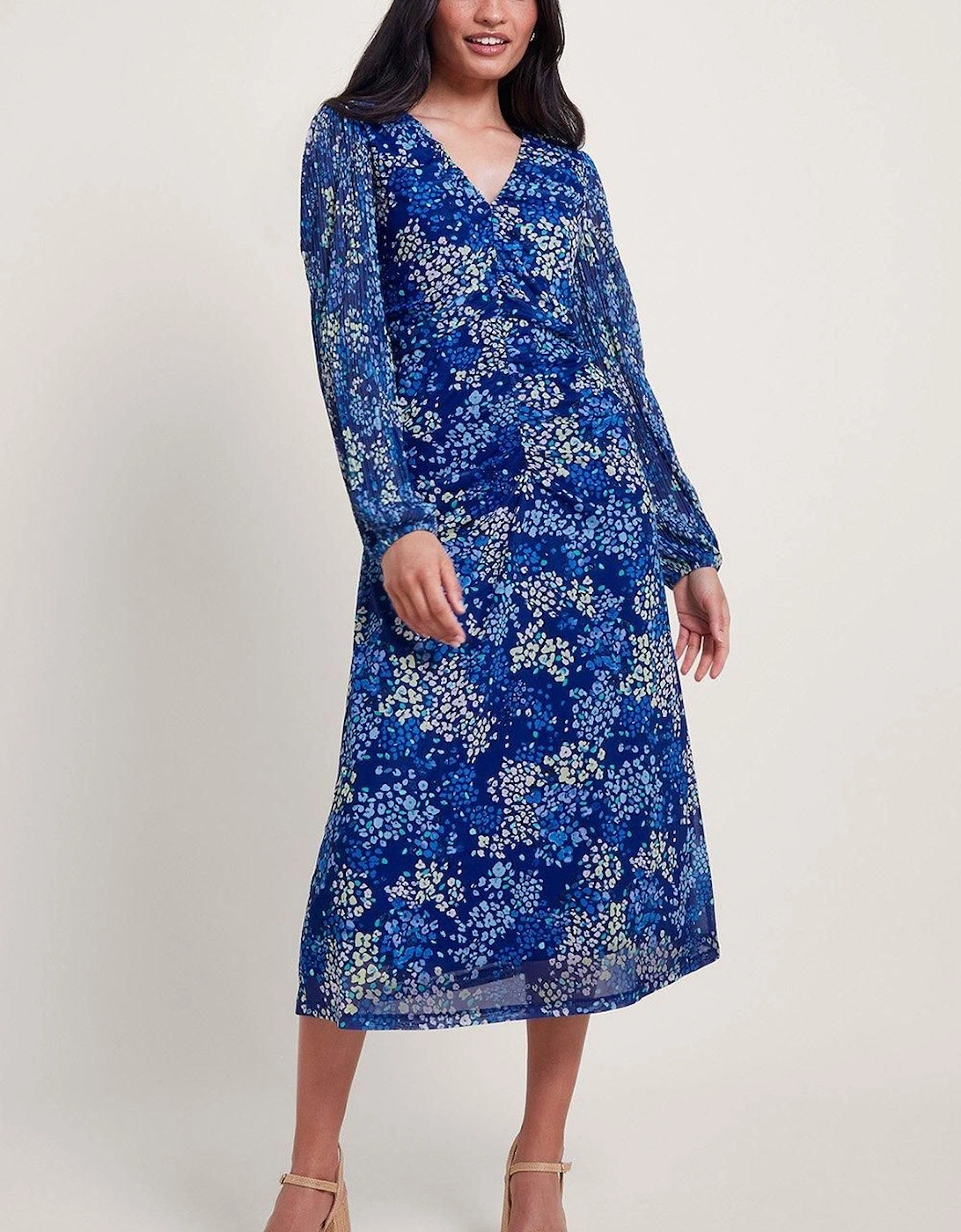 Micola Print Mesh Dress, 2 of 1