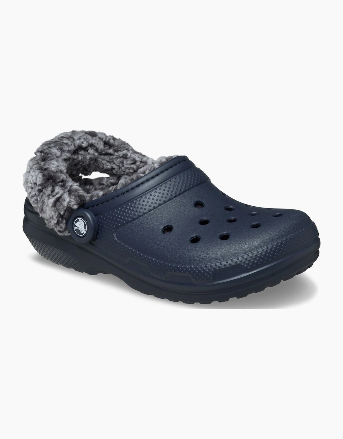 Crocs Men's Classic Fleece Lined Mens Clog - Navy - Size: 9