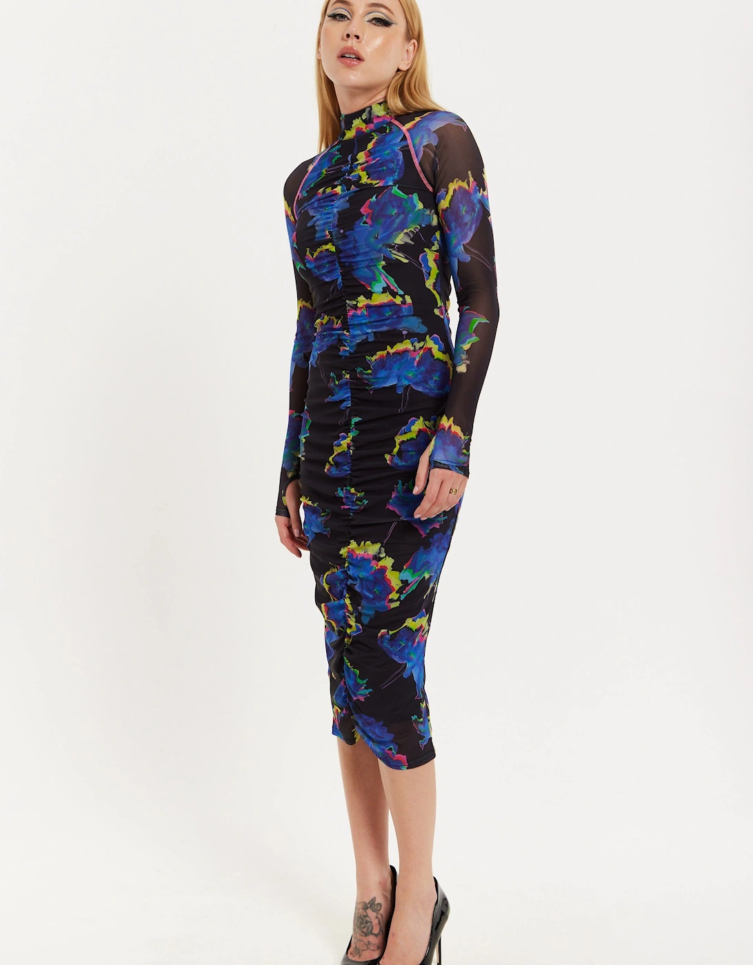 Flower Of Mars Midi Dress, 2 of 1