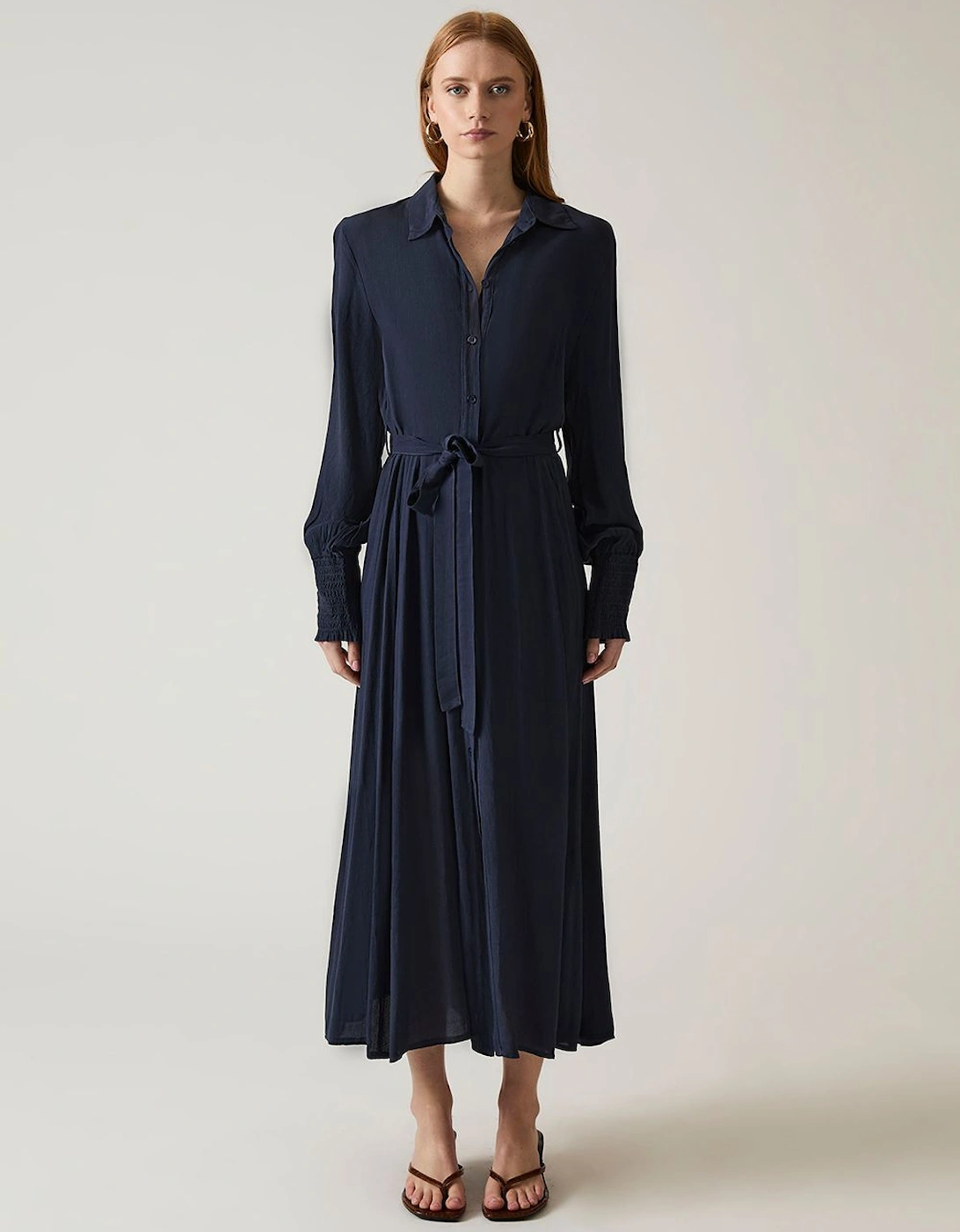 Navy Midi Dress, 2 of 1