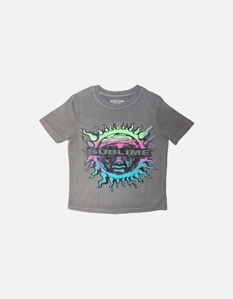 Gradient Crop Top
