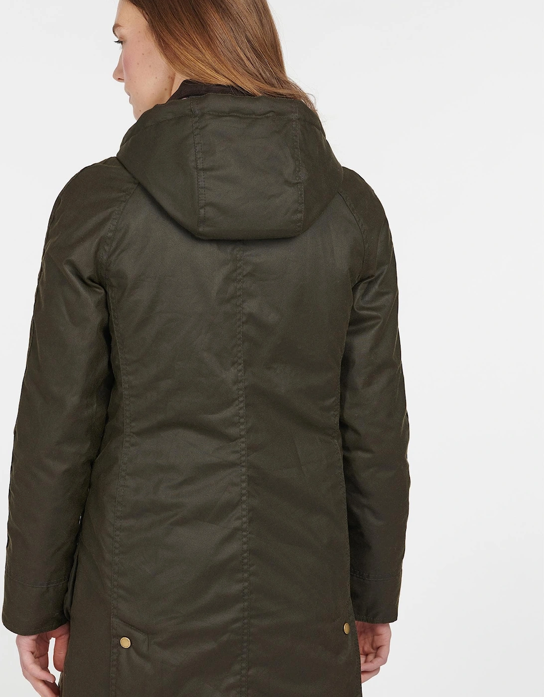 Bower Wax Womens Jacket - Olive/Classic
