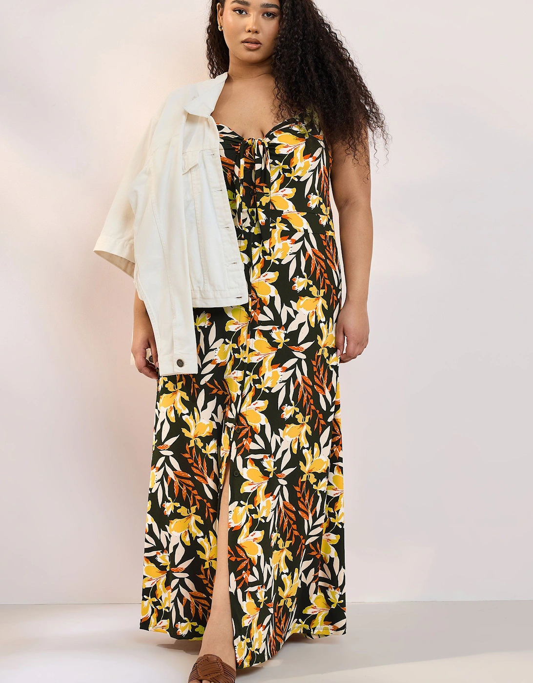 Floral Print Maxi Dress, 2 of 1
