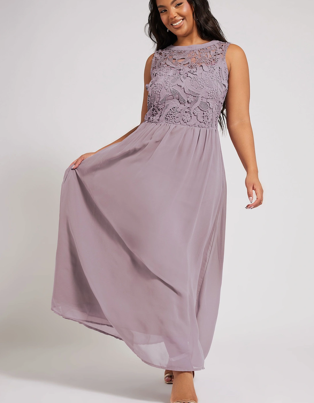 Chiffon Maxi Dress, 2 of 1