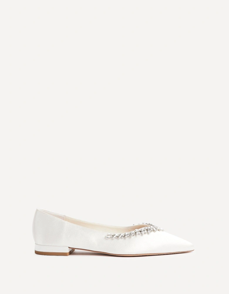 Endless Bridal Endless Pointed Toe Ballet Flat