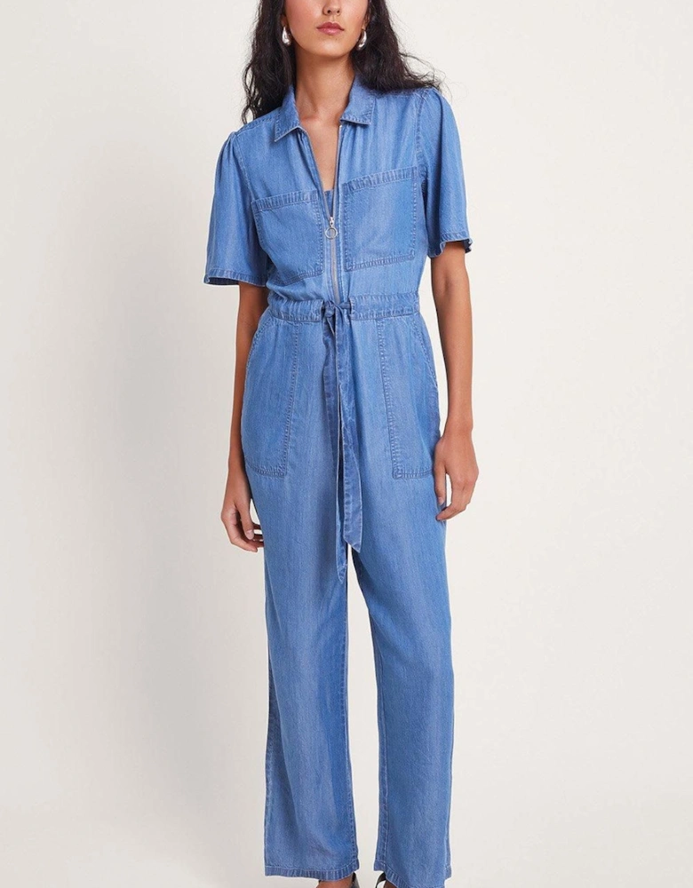 Tara Denim Jumpsuit