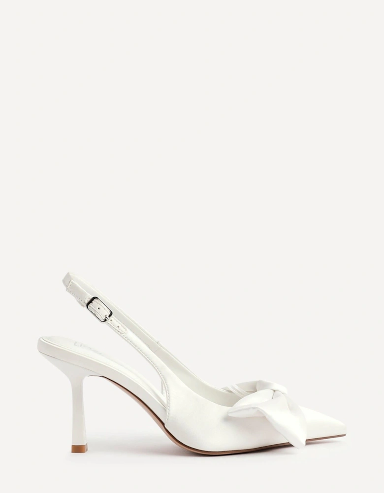 Always Ivory Satin Court Heels