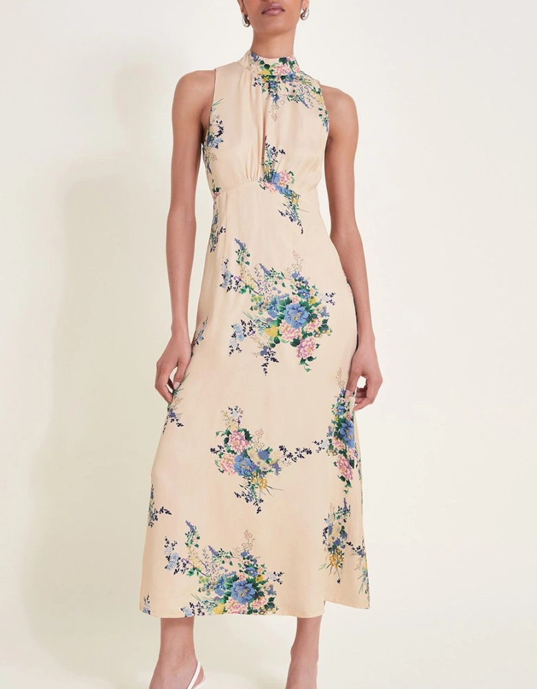 Serenity Halter Dress Multi