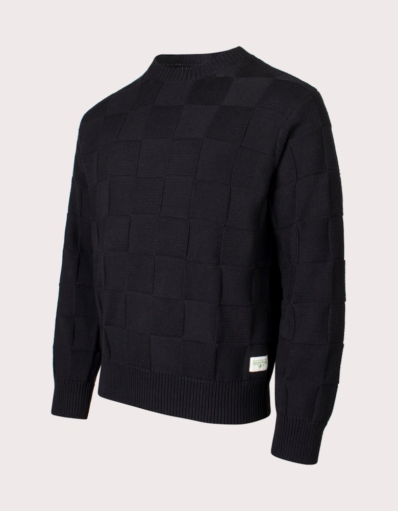 Check Knit Jumper