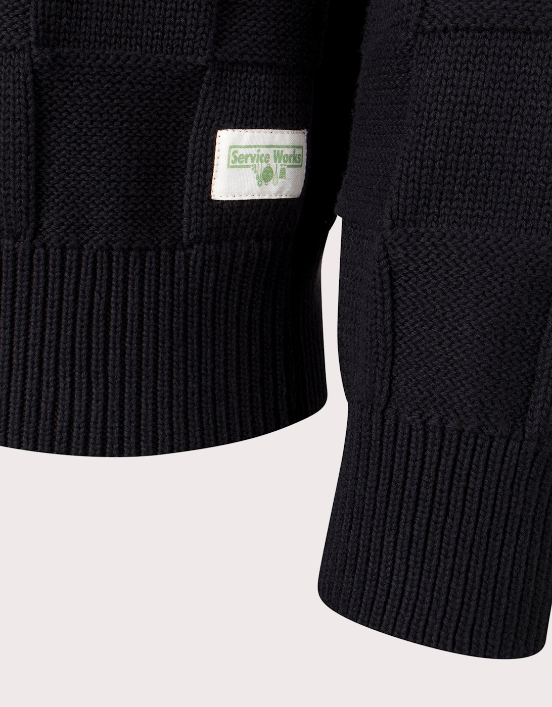 Check Knit Jumper
