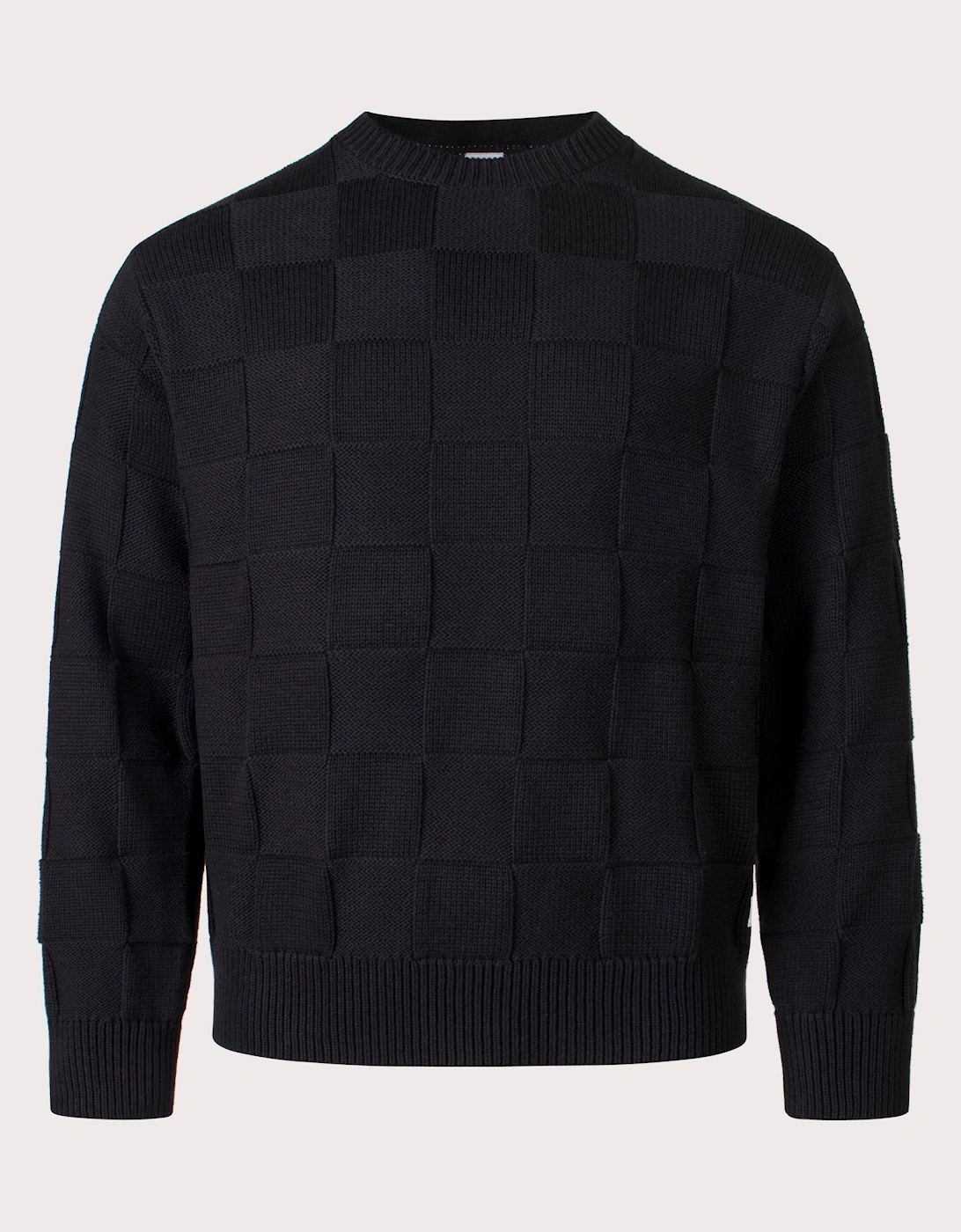 Check Knit Jumper
