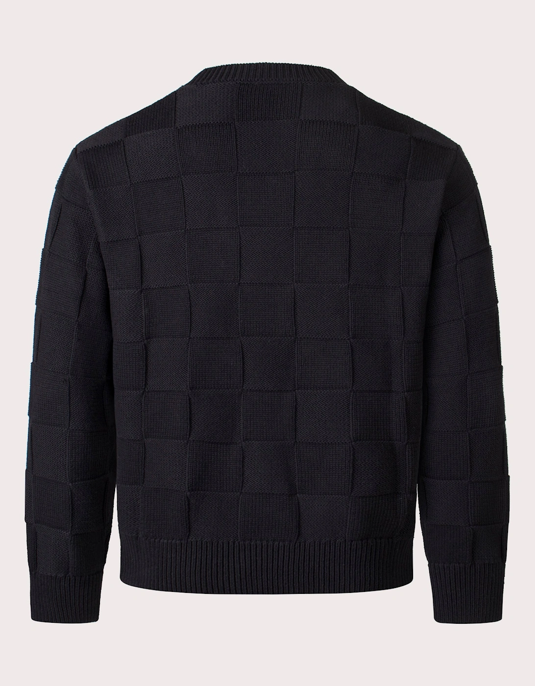 Check Knit Jumper