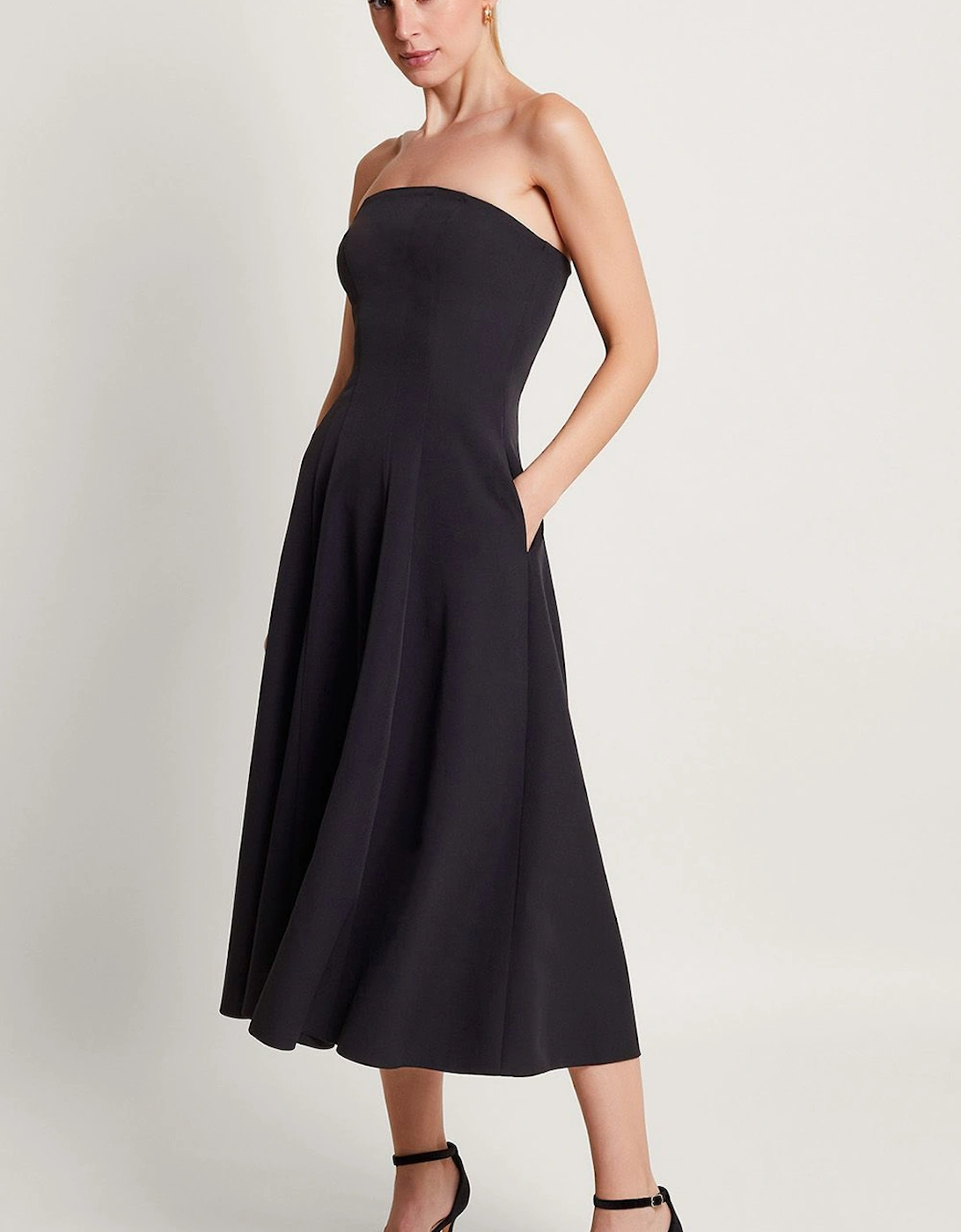 Briar Bandeau Dress Black, 2 of 1