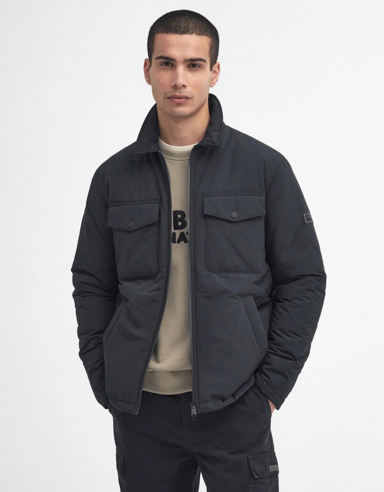 Distill Mens Quilted Jacket - Black