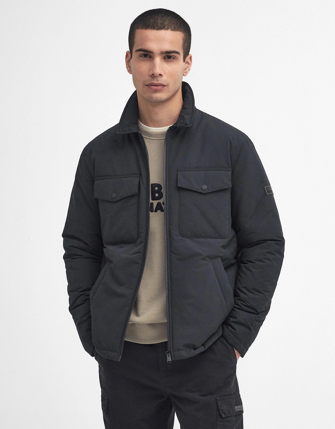 Distill Mens Quilted Jacket - Black, 2 of 1