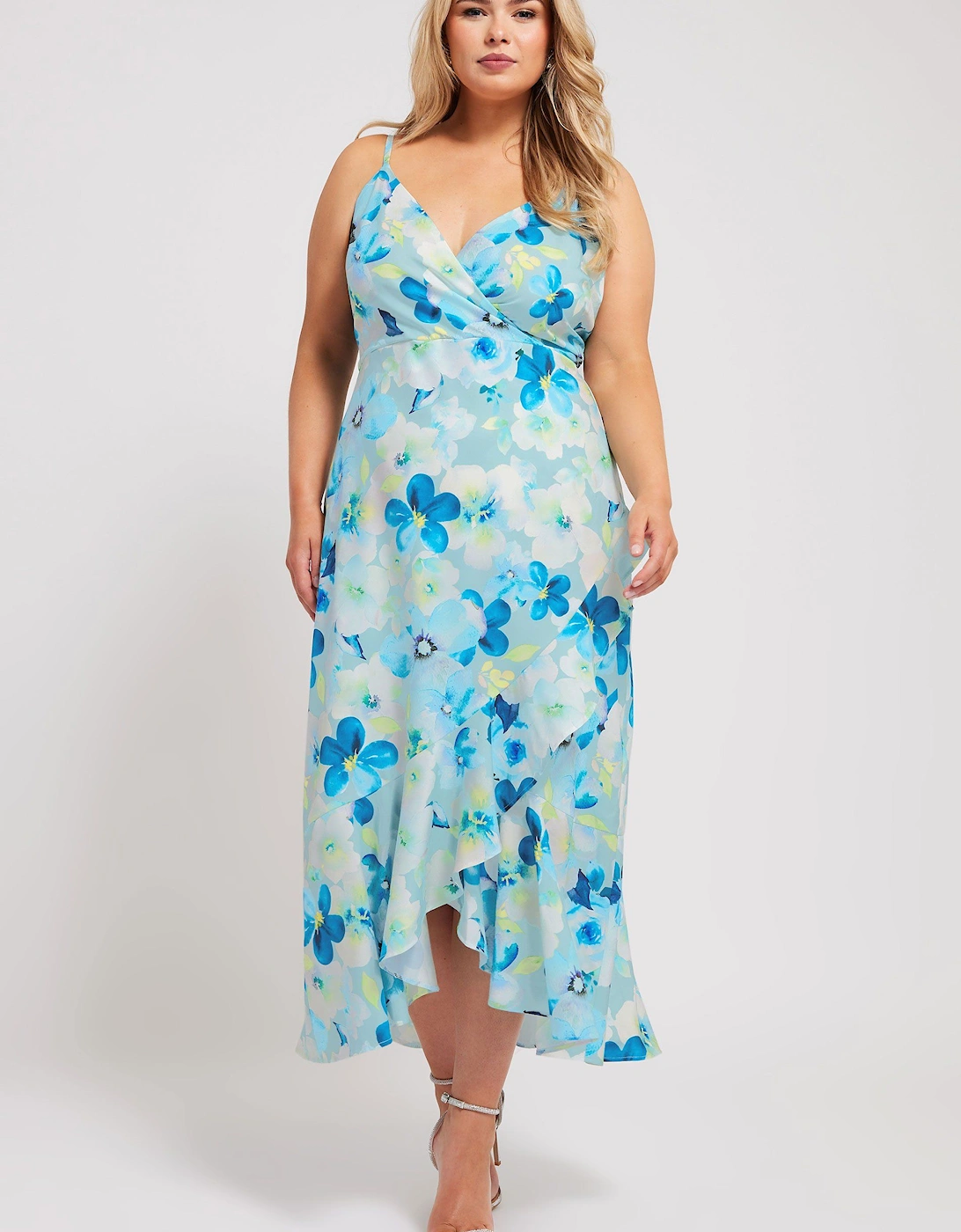Ruffle Wrap Dress, 2 of 1
