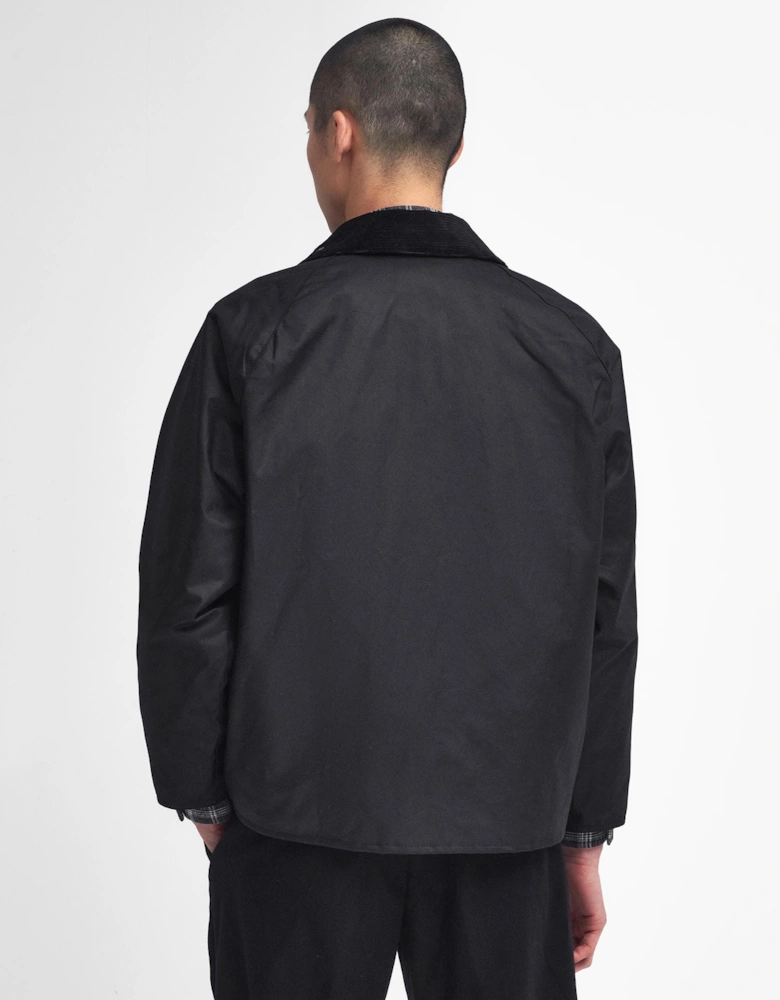 A7 Pacemaster Mens Wax Jacket - Black
