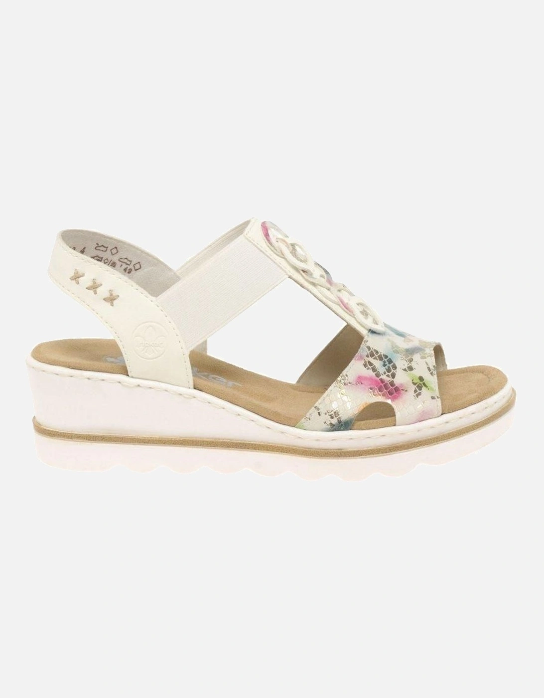 'Medal' Wedge Heel Sandals, 2 of 1
