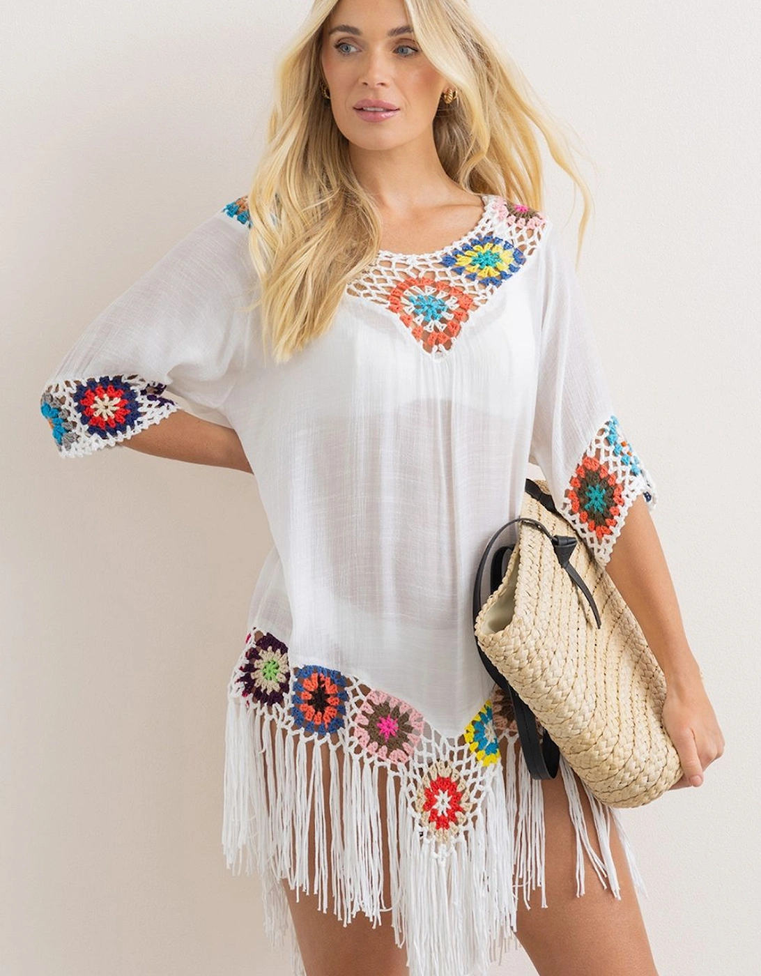 Crochet Detail Tassel Top, 2 of 1