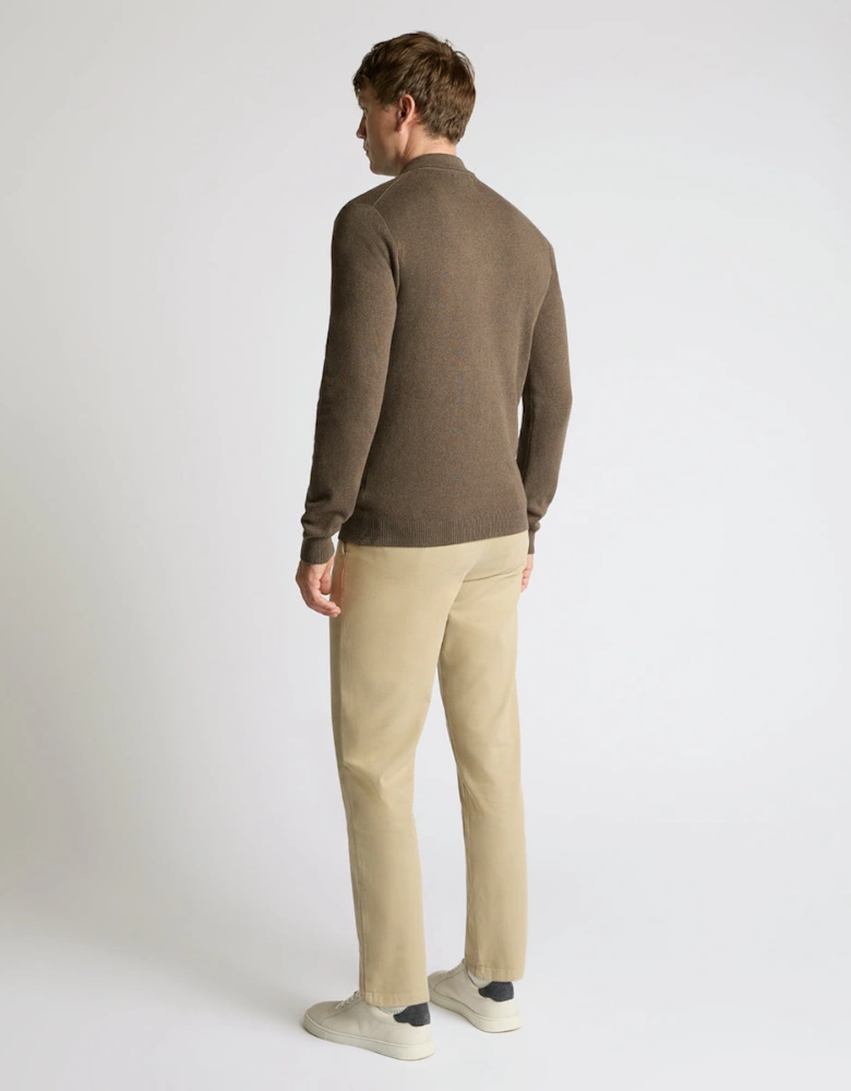 Knitted Polo 47 Camel