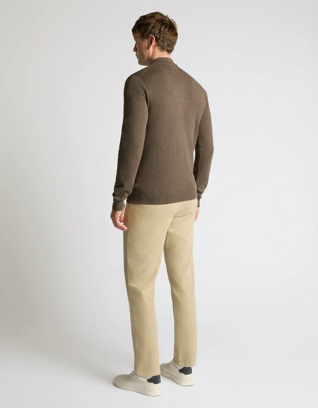 Knitted Polo 47 Camel