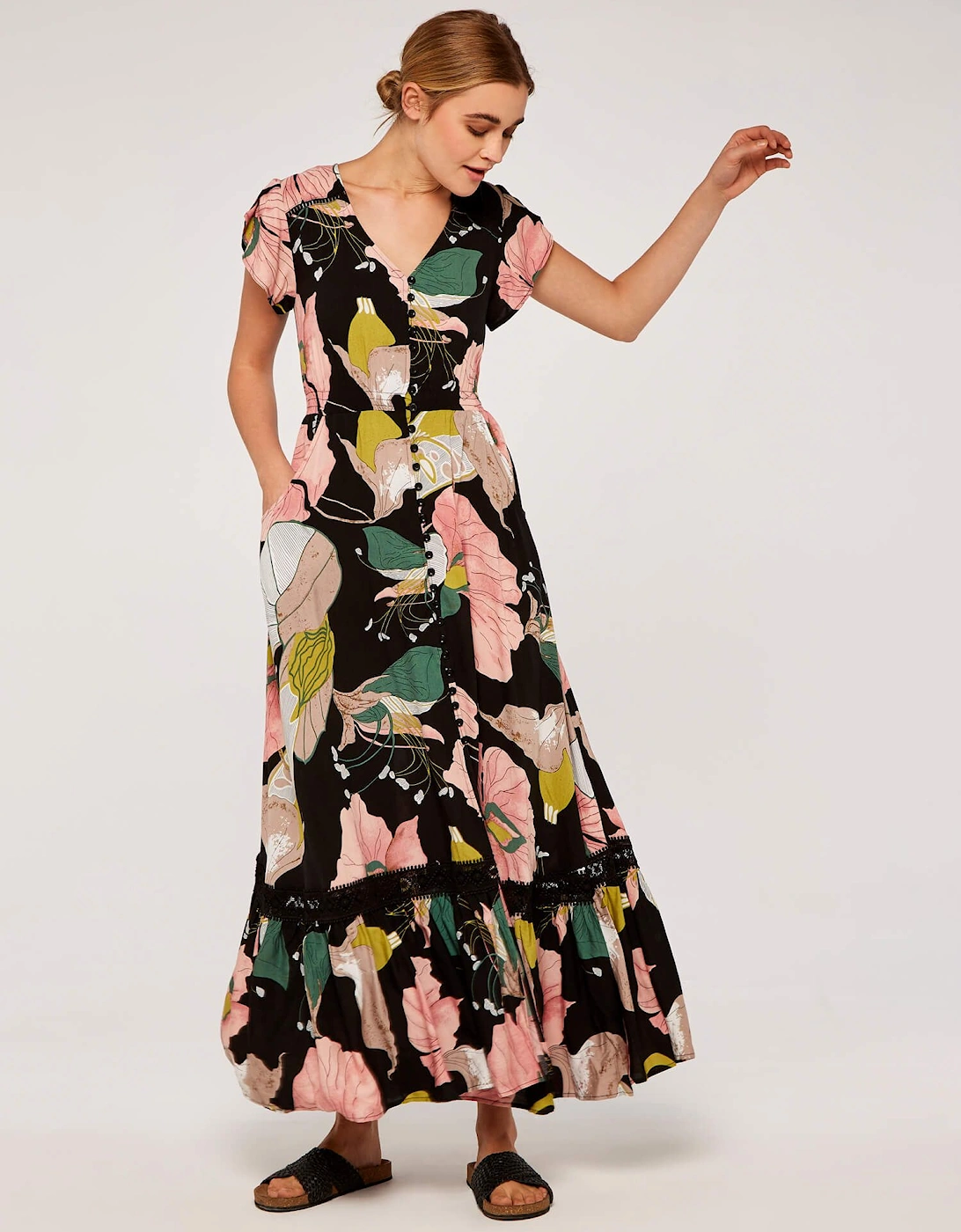 Pond Button Down Dress, 2 of 1