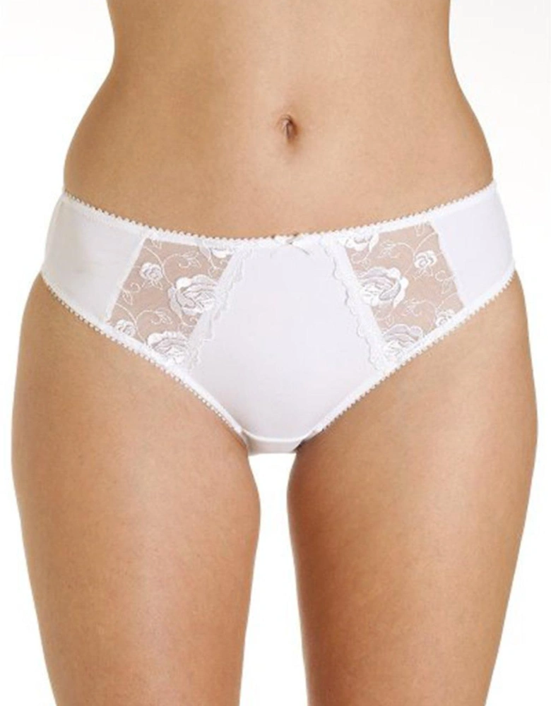 Three Pack Lace Embroidered Briefs