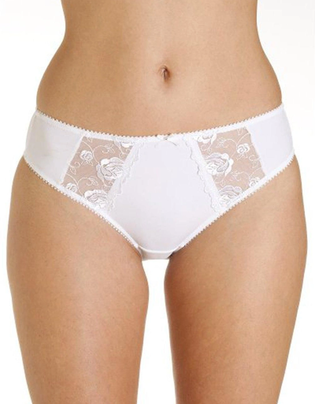 Three Pack Lace Embroidered Briefs, 2 of 1