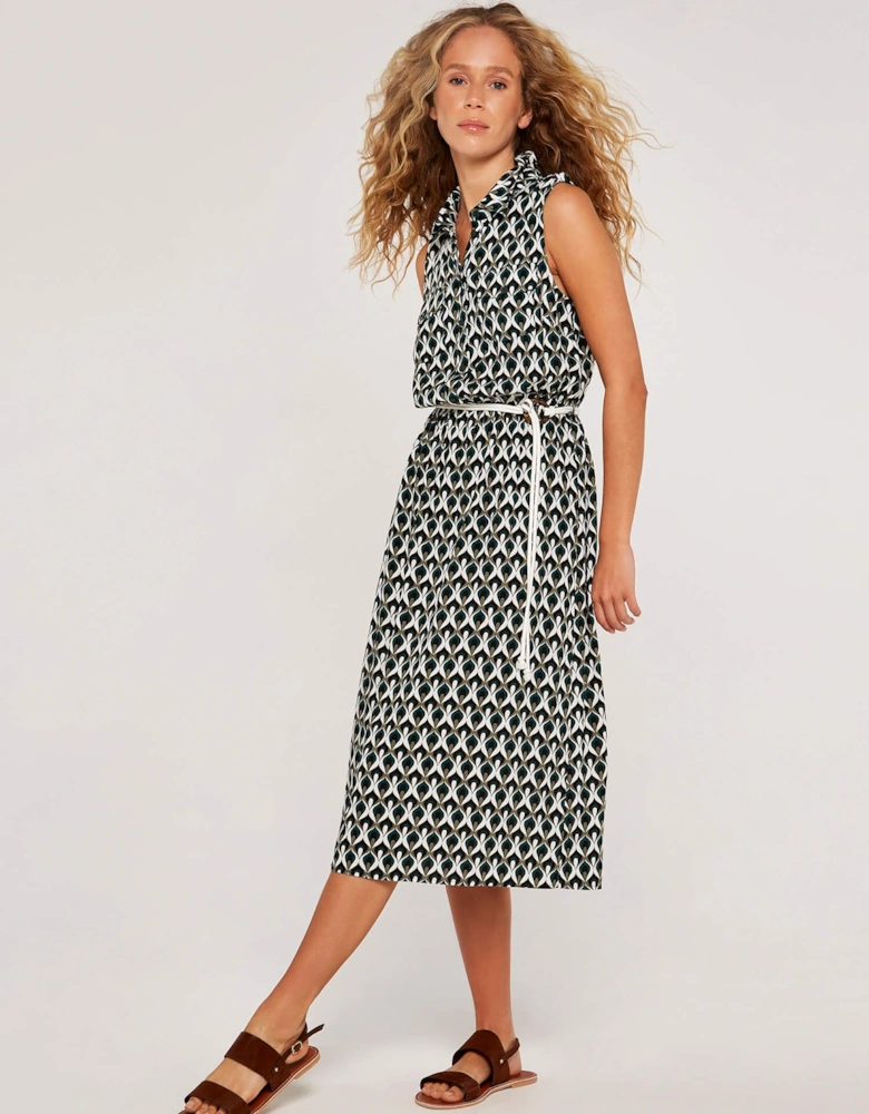 Geo Drops  Shirt Dress