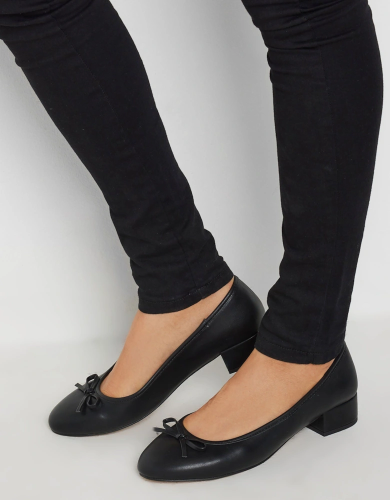 Heeled Ballet Pumps