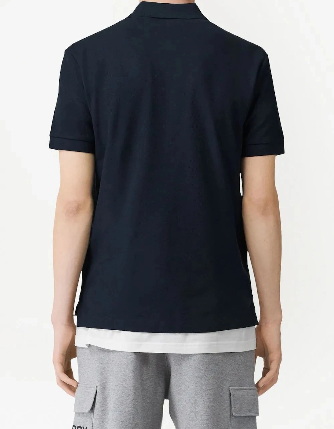 Monogram Polo Shirt Navy Blue