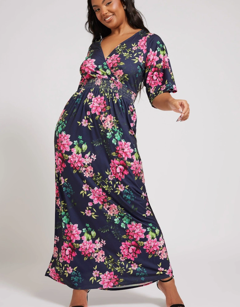 Floral Print Maxi Dress
