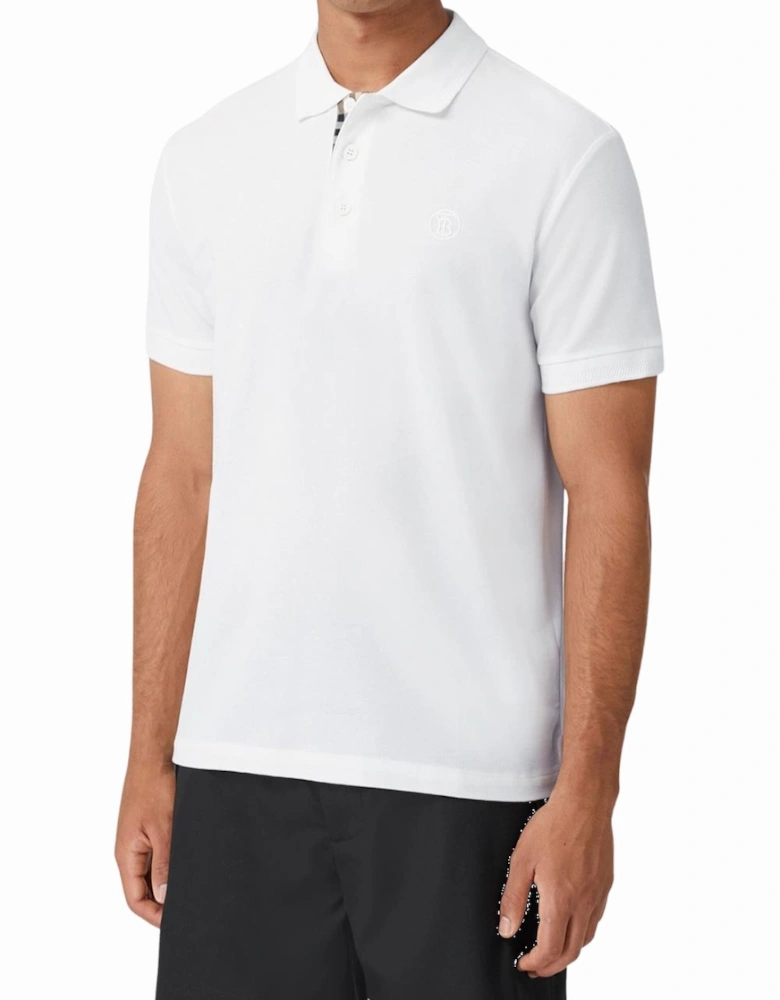 Monogram Polo Shirt White