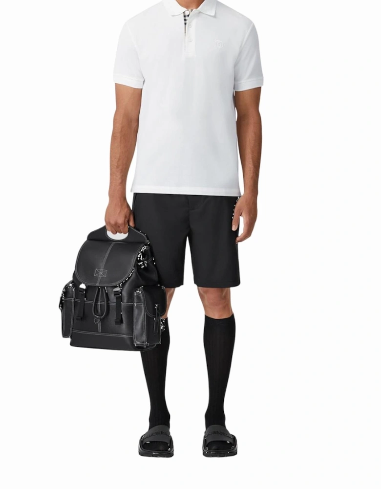 Monogram Polo Shirt White
