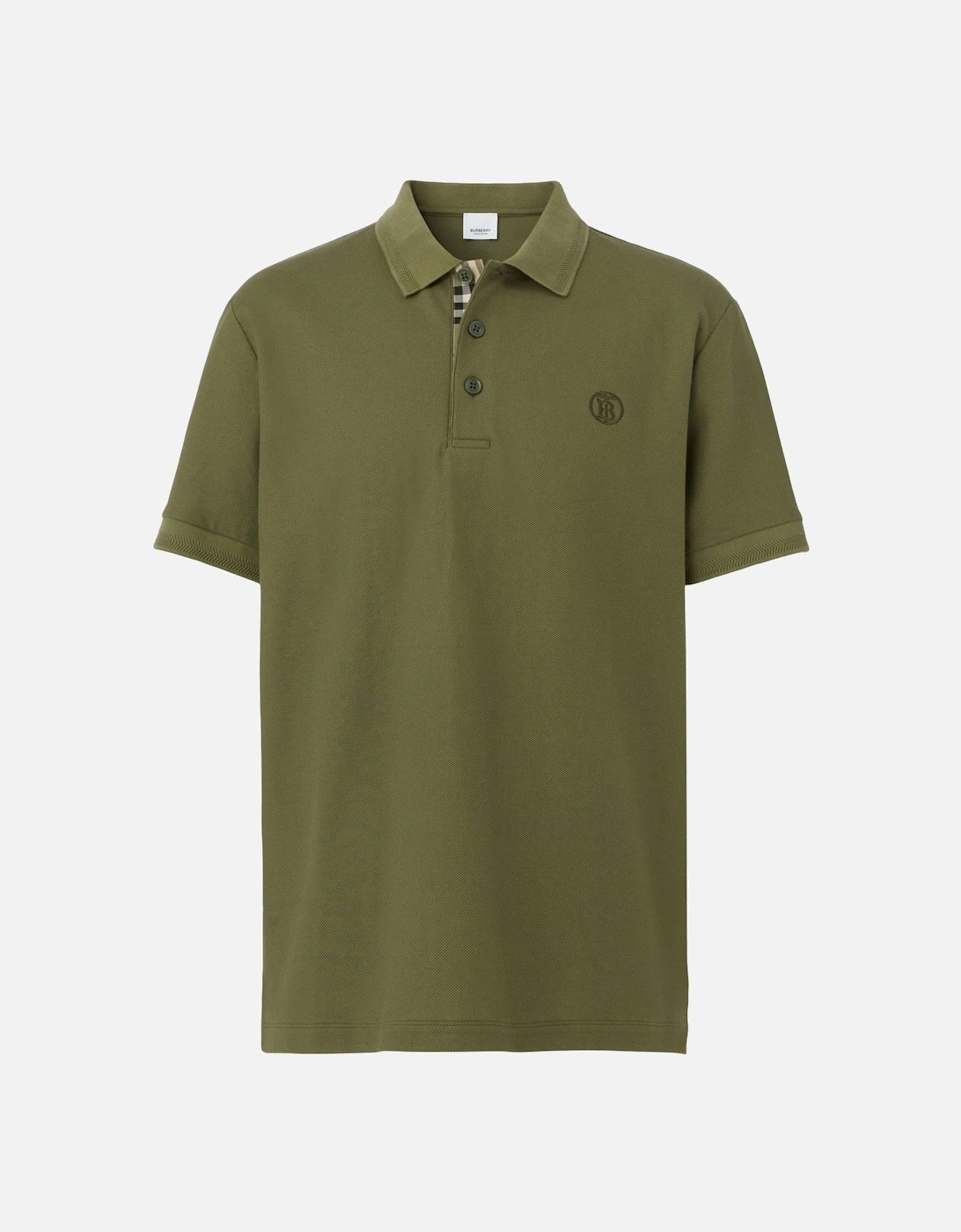 Monogram Polo Shirt Olive Green, 6 of 5