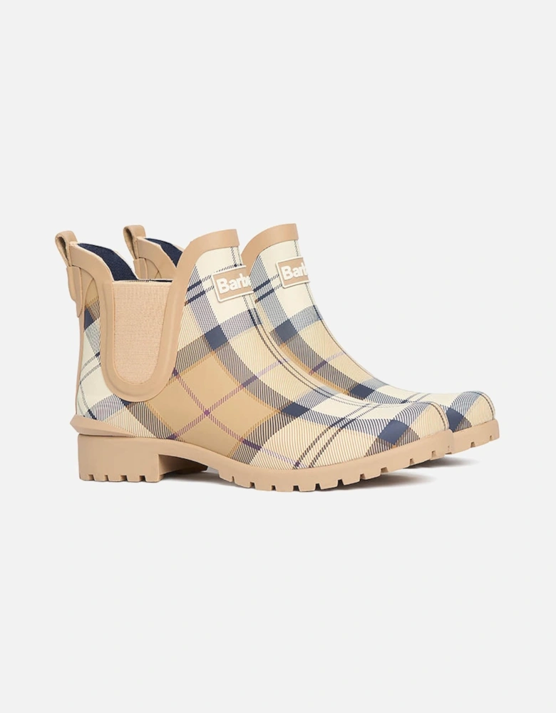 Wilton Womens Wellingtons - Hessian Tartan
