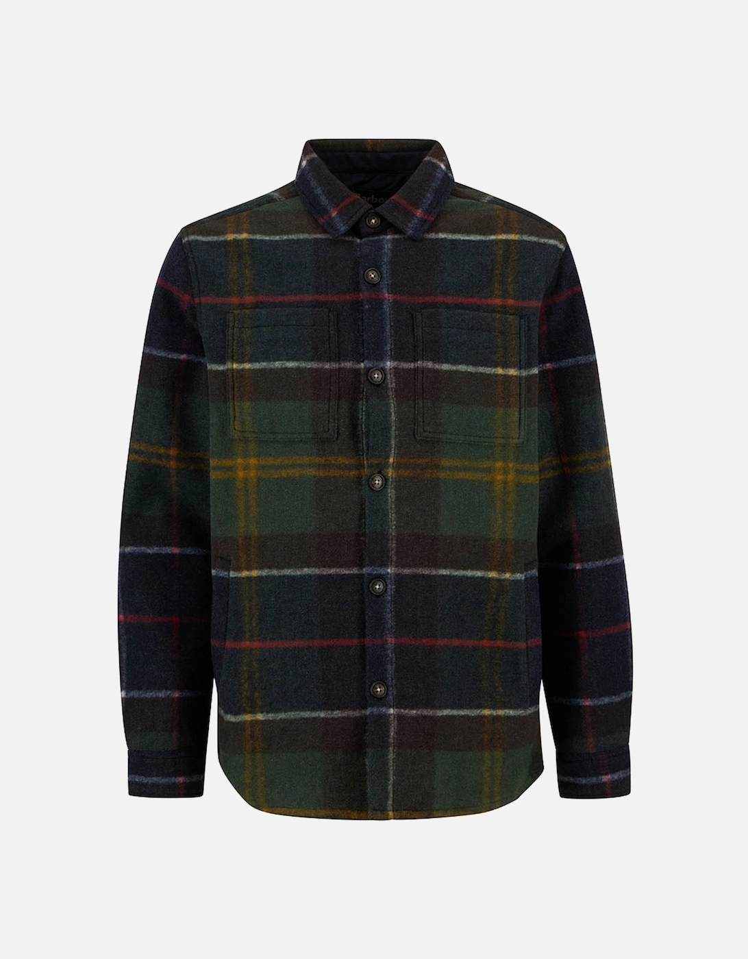 Chapter Mens Tailored Check Overshirt - Classic Tartan, 2 of 1