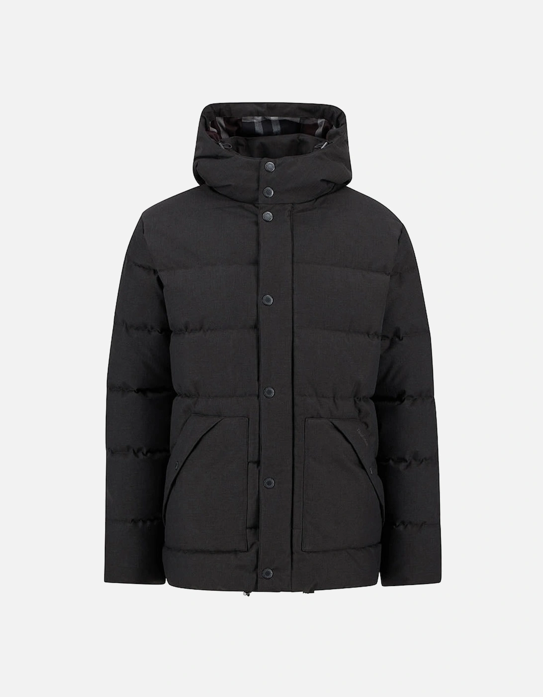Brampton Mens Puffer Jacket - Charcoal/Midnight Oak, 2 of 1