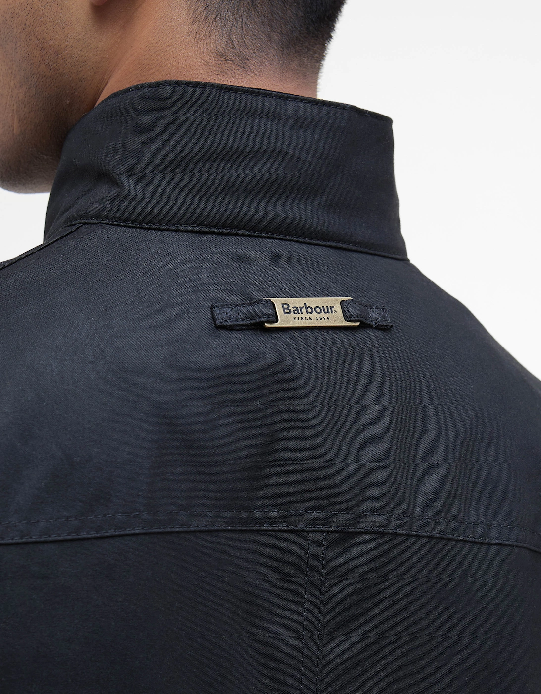 Ogston Mens Wax Jacket - Black/Classic