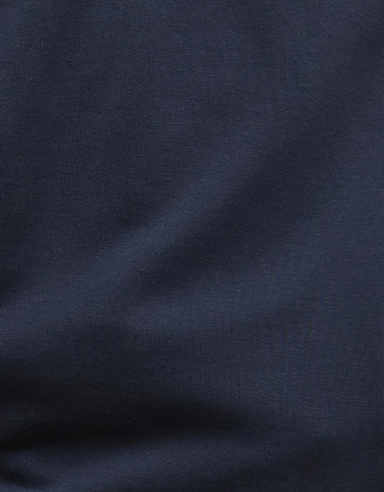 Outline Mens Funnel Neck Sweatshirt - Dark Navy