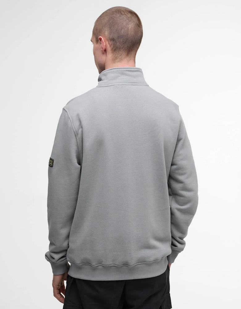 Outline Mens Funnel Neck Sweatshirt - Ultimate Grey