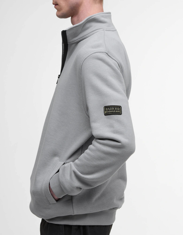 Outline Mens Funnel Neck Sweatshirt - Ultimate Grey